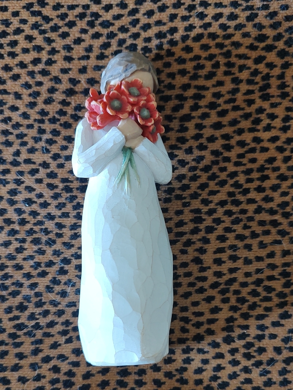 Willow Tree Figurine with White and Cream Finish
